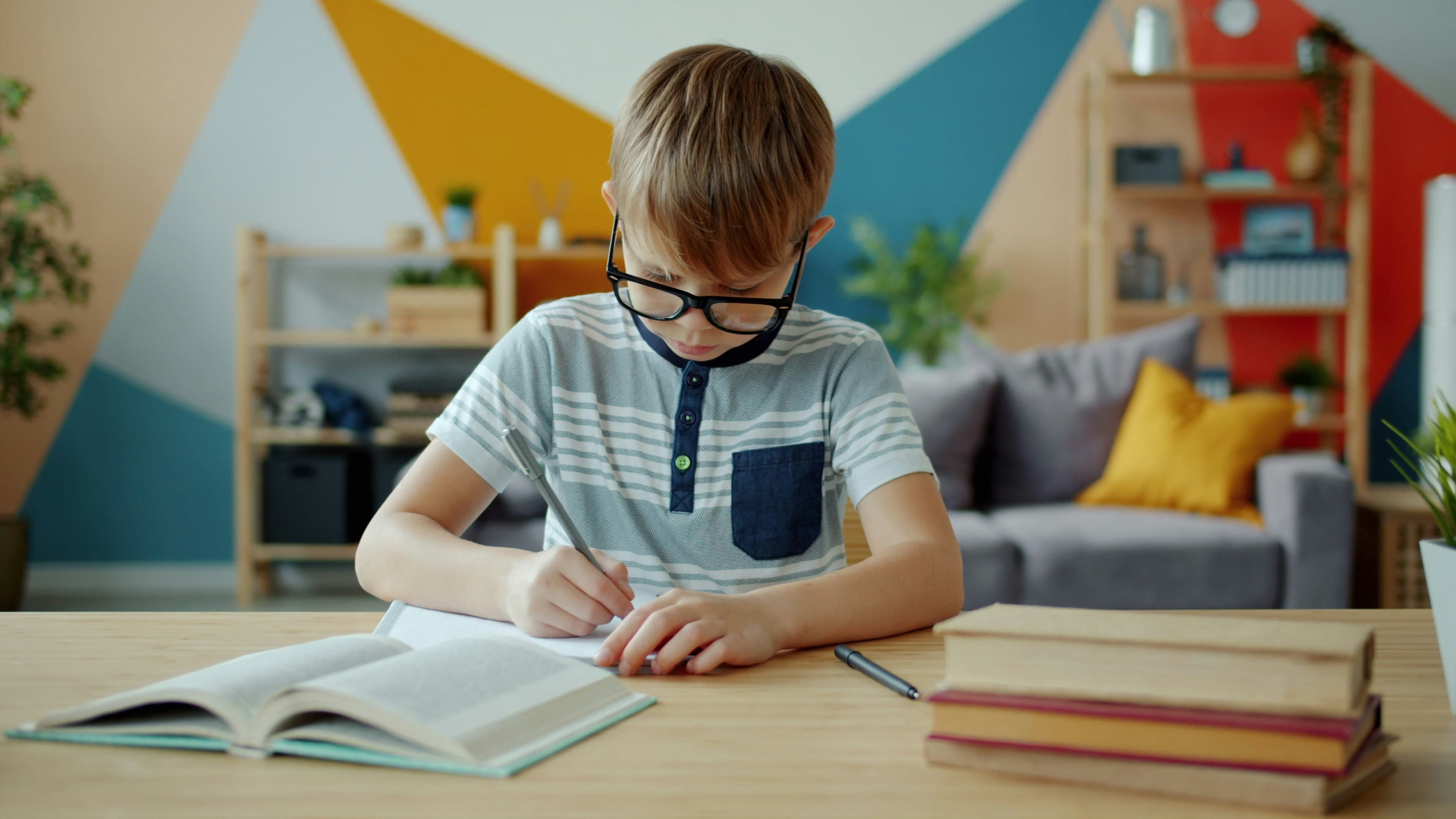 Child learning and focus